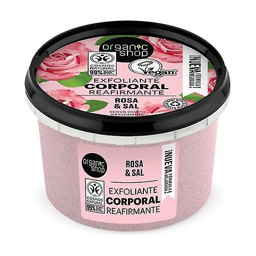 Organic Shop Organic Rose and Salt Body Polish 250 ml