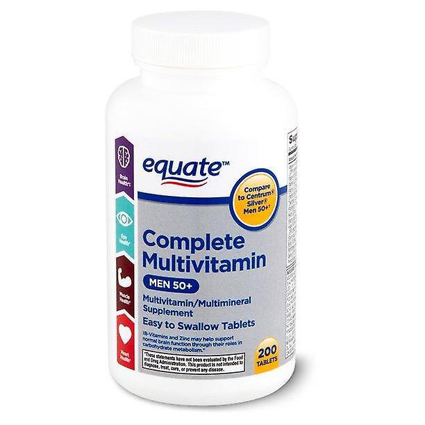 Equate Complete Multivitamin/multimineral Supplement, Men 50+, 200 Count