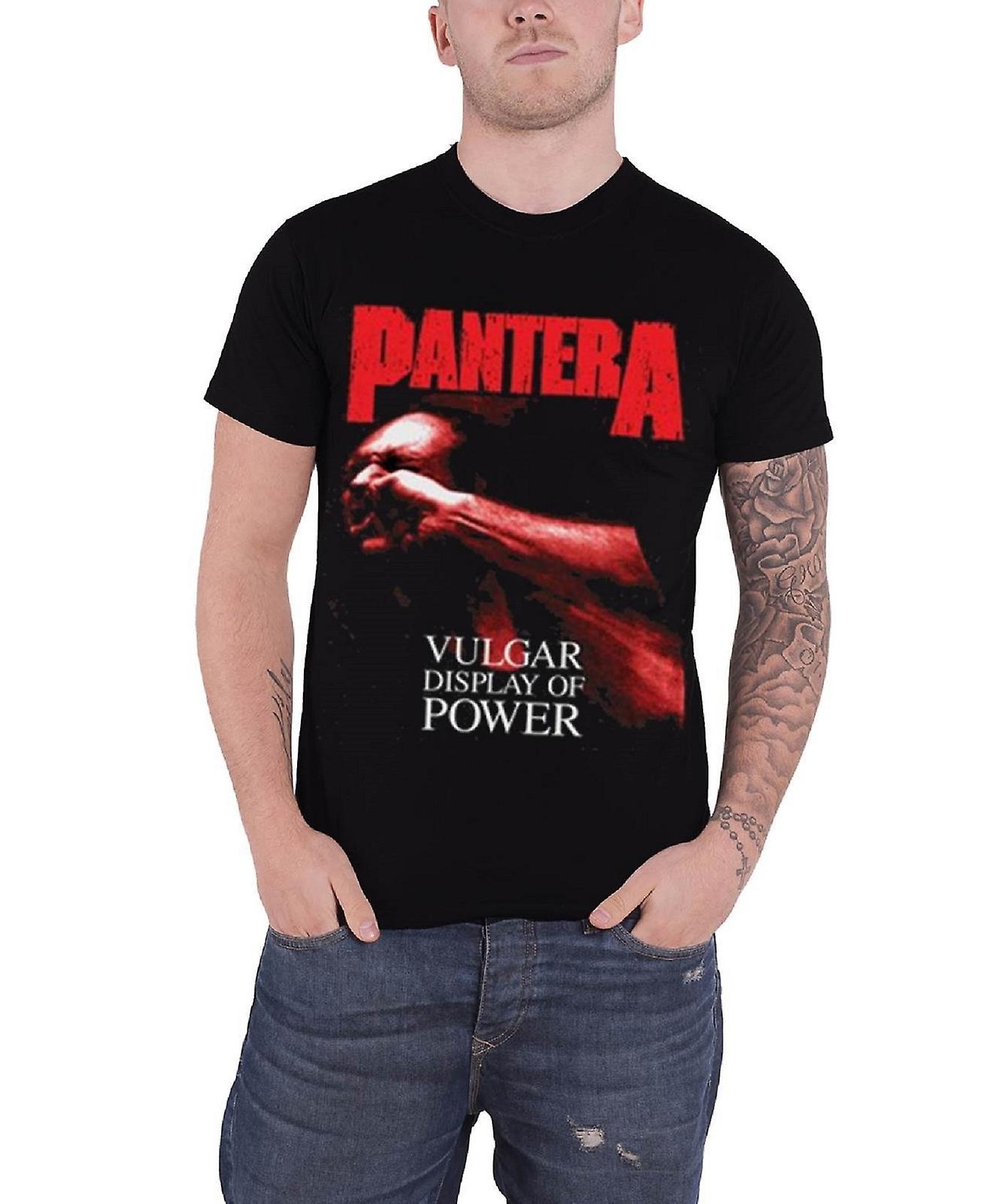 Pantera Vulgar Display Of Power T Shirt Black S