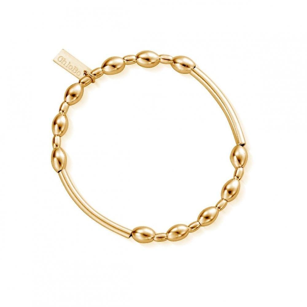 Women's ChloBo Gold Noodle Rice Filler Bracelet GBNRICE