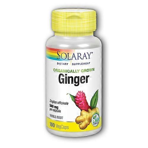 Solaray Ginger, 100 Caps (Pack of 1)