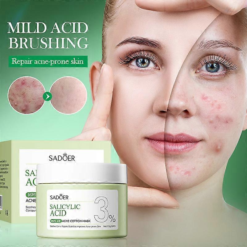 Unbrand 3% Salicylic Acid Face Cleansing Pads, Face Exfoliator Pad For Acne Prone Skin, Acne Treatment Hydrating Acne Pads, Acne Care Wipes 165pcs