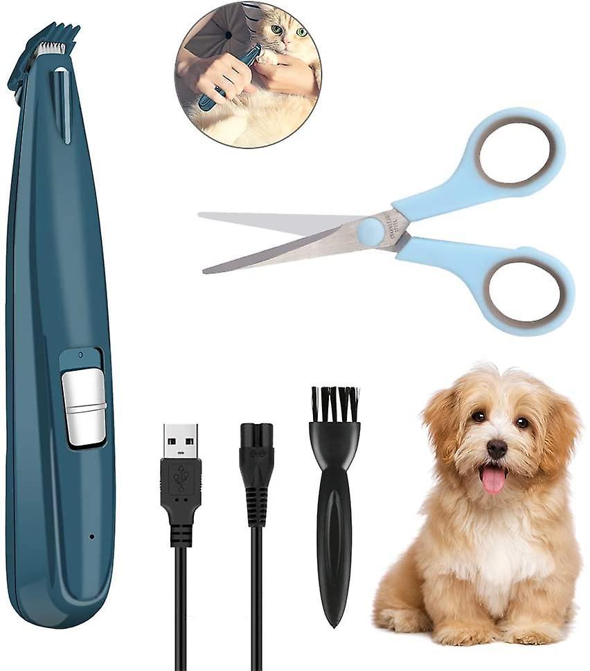 Dawnell Professional Dog Clipper Cordless Electric Dog Hair Trimmer Dog Grooming Kit Cat Shaver Pets For Dog Cat Hair Around Face Eyes Ears Hind Legs