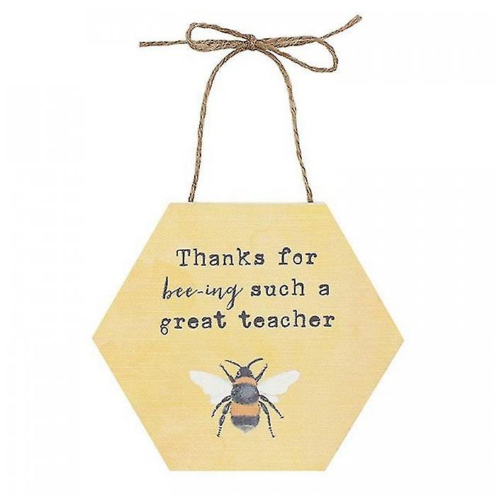 Something Different Thank You Teacher Hanging Sign Yellow One Size