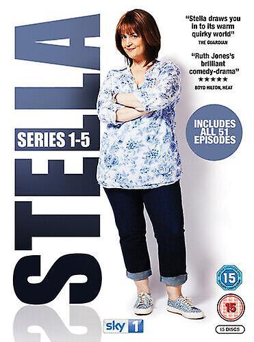 Stella Series 1-5 DVD (2016) Ruth Jones cert 15 15 discs - Region 2