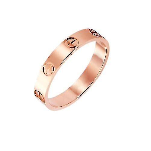 Xmaid Premium Stainless Steel Love Ring Rose Gold 9