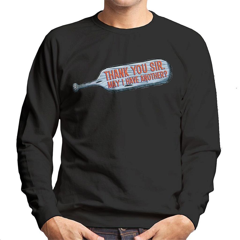 Animal House Thank You Sir May I Have Another Men's Sweatshirt Black X-Large