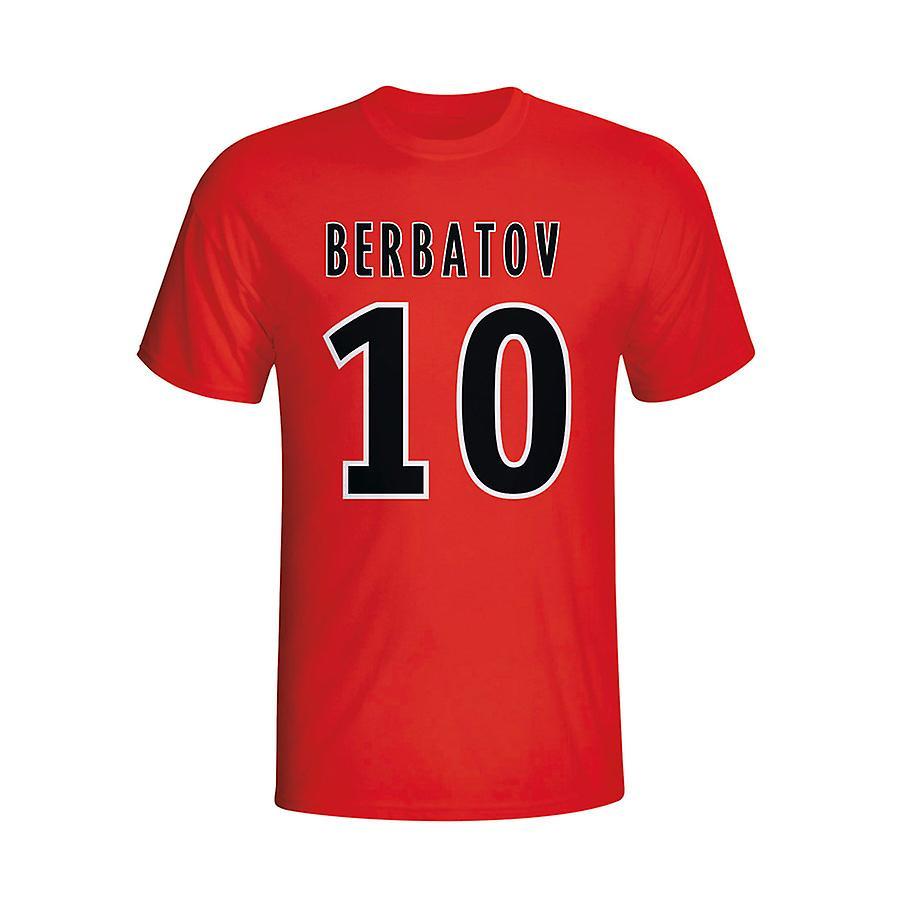 Gildan Dimitar Berbatov Monaco Hero T-shirt (red) XLW