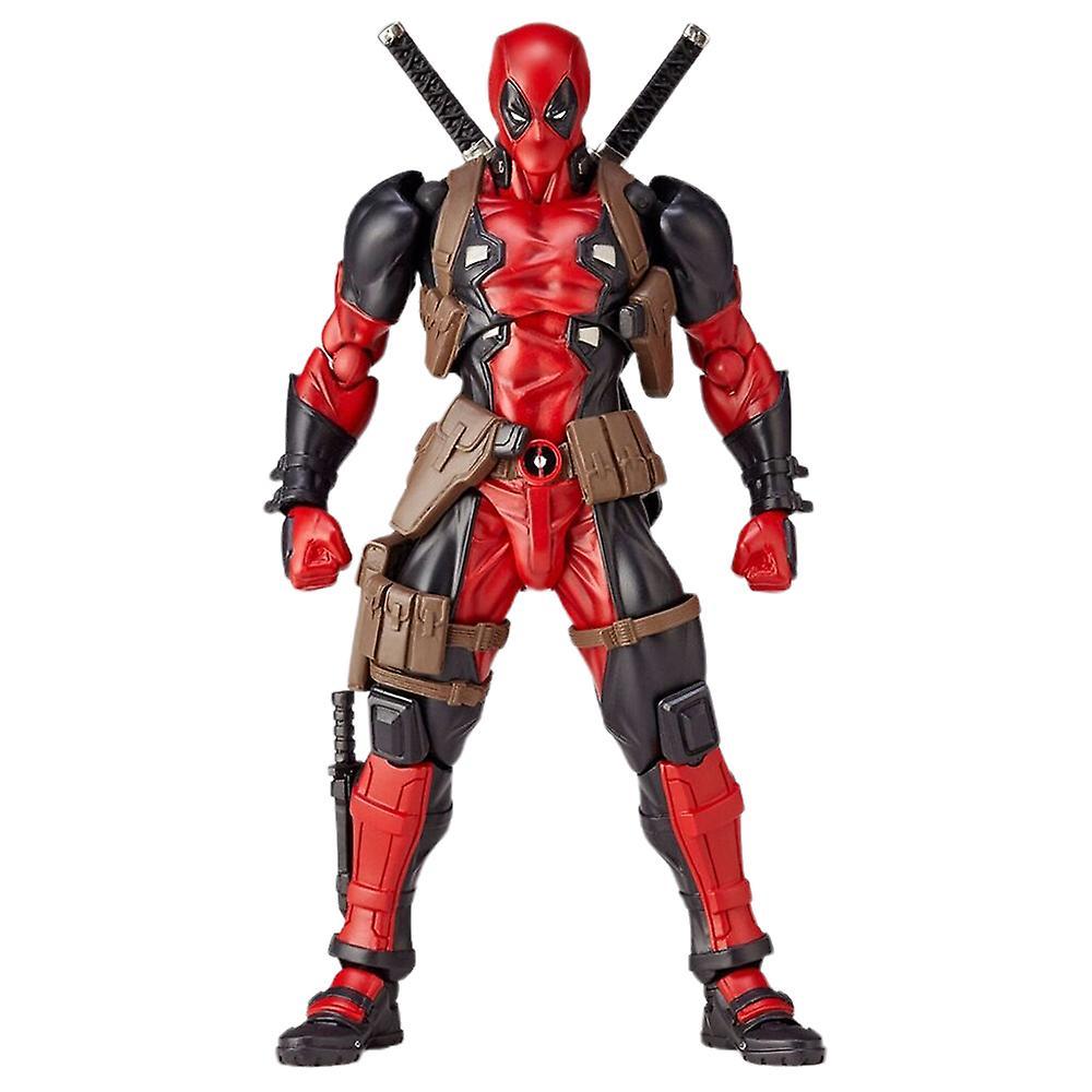 Manchalk Deadpool Action Figure, Removable And Replaceable Face, Collectible Model Doll Figure Toy Desktop Ornaments Gift