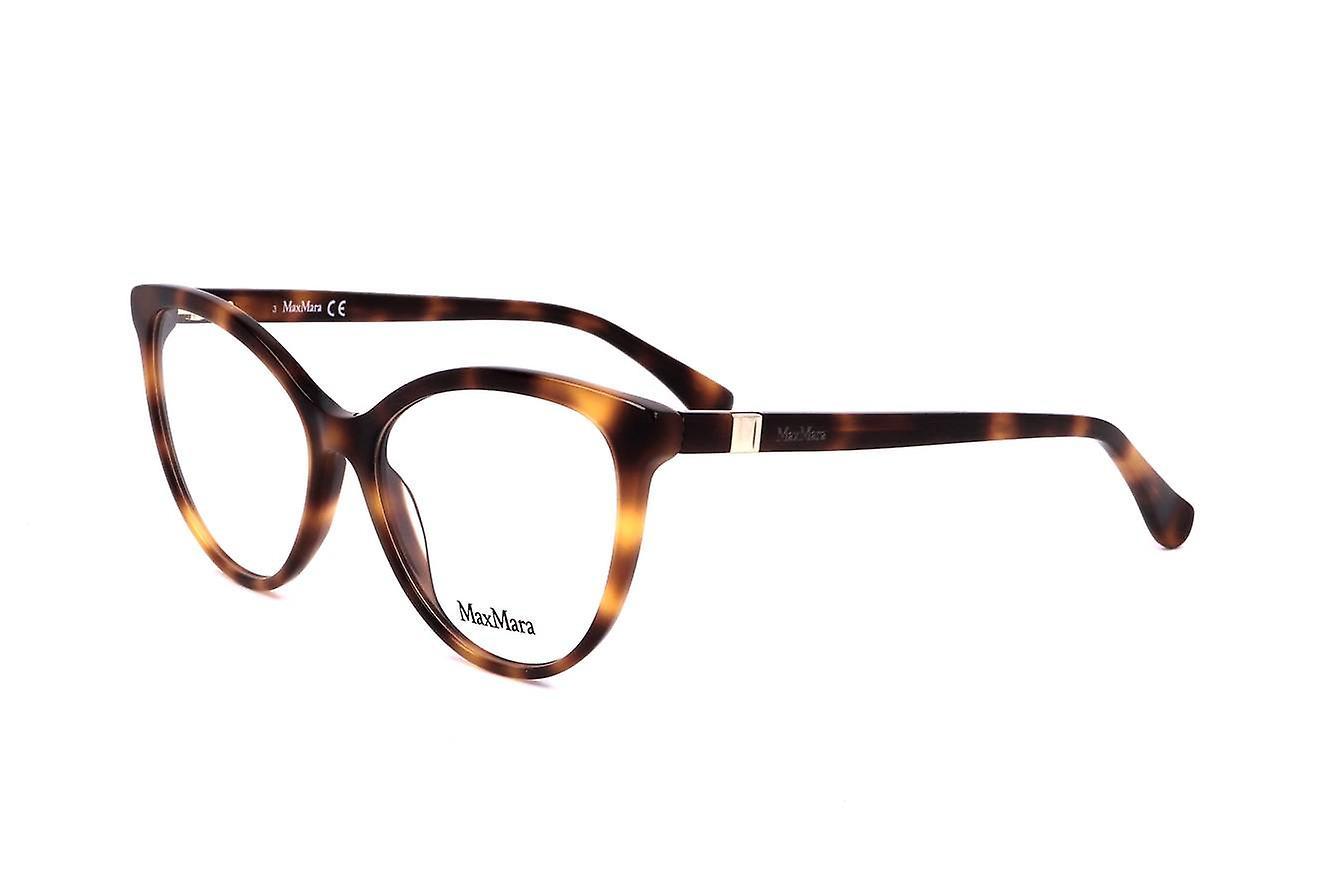 Eyewear Frames MaxMara MM5024 052 DARK HAVANA 54/16/140 WOMAN Brown 54 mm