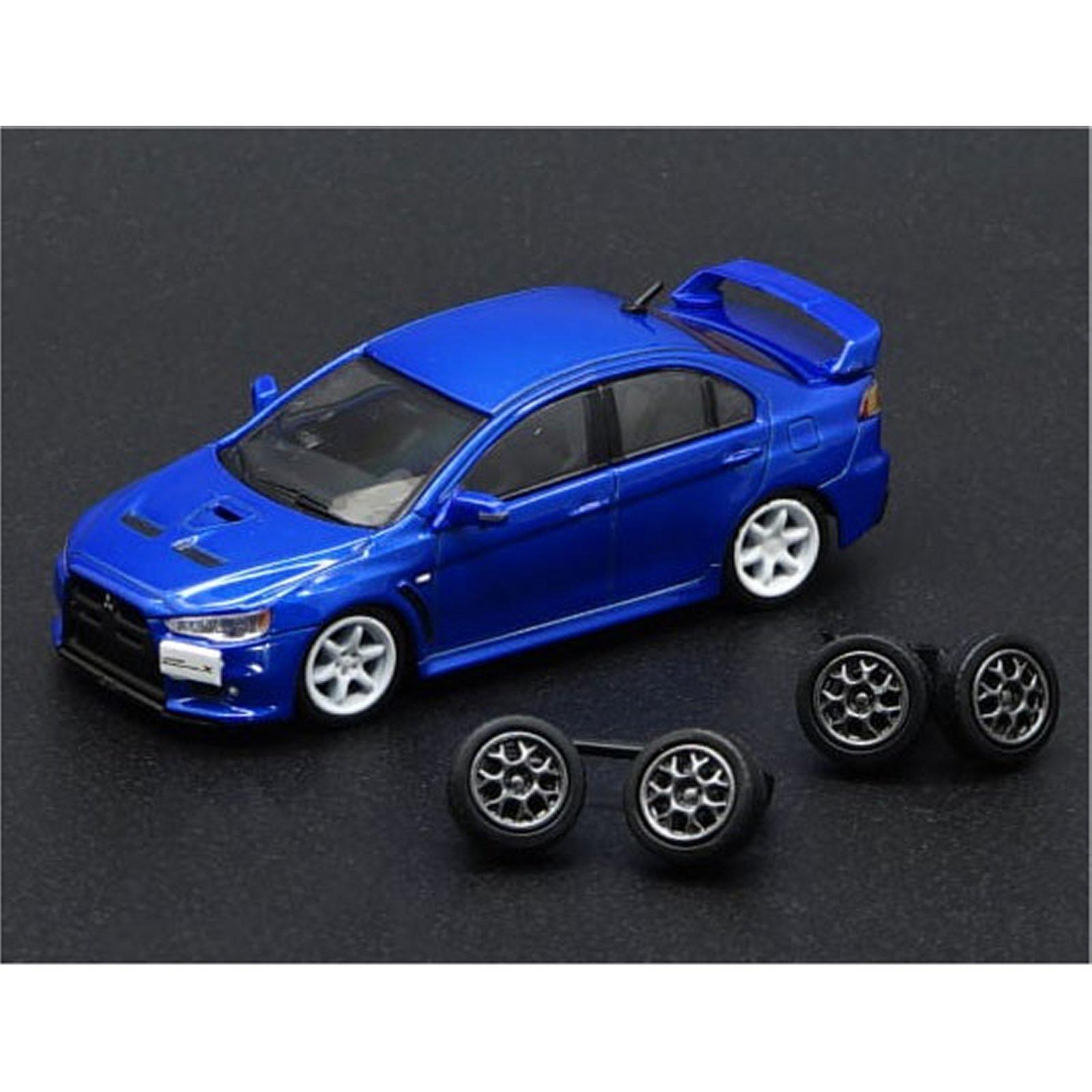 BM Creations Mitsubishi Lancer Evolution X Diecast Model 1:64 scale Blue