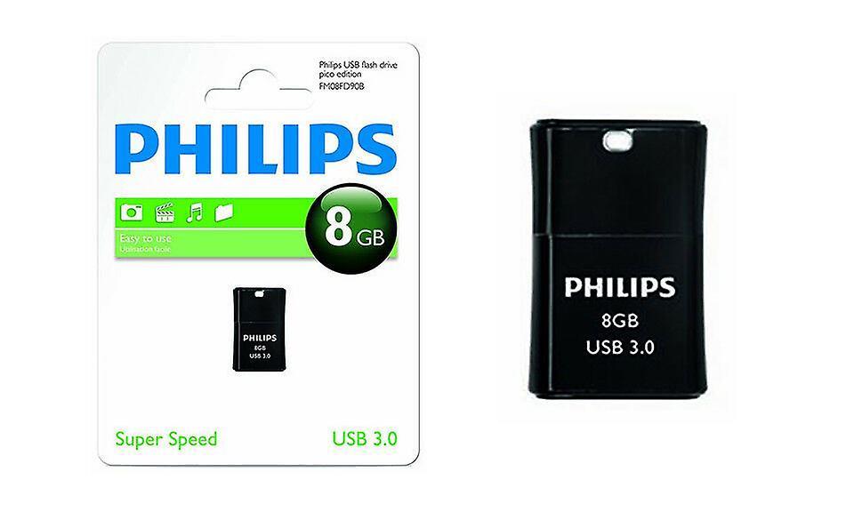 Philips USB 3.0 Pico Edition Flash Drive 8GB - Black