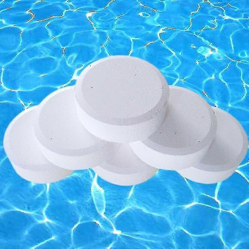 Tinor 50 Pcs Chlorine Tablets Multifunction Instant Disinfection For Swimming Pool Tub Spa 50pcs