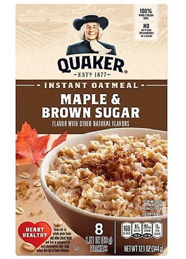 Quaker Instant Oatmeal Hot Cereal Maple & Brown Sugar