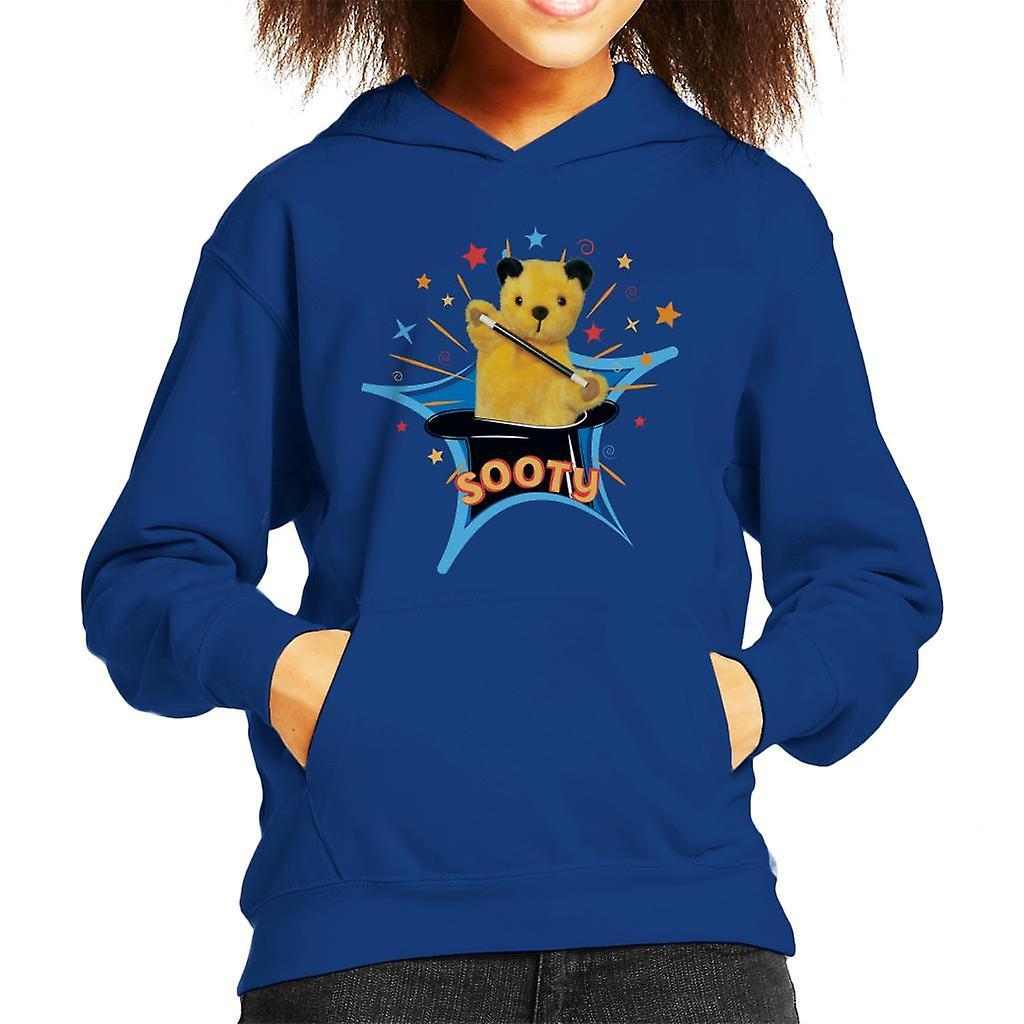 Sooty Magic Hat Kid's Hooded Sweatshirt Royal Blue X-Large (12-13 yrs)