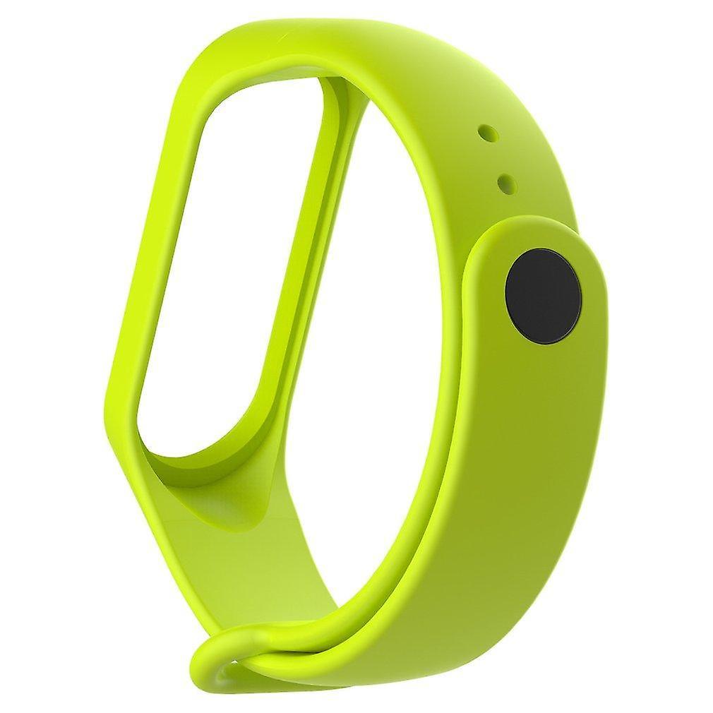 Slowmoose Colorful Mi Band 4 Accessories Strap Replacements - Silicone Wriststrap Lime