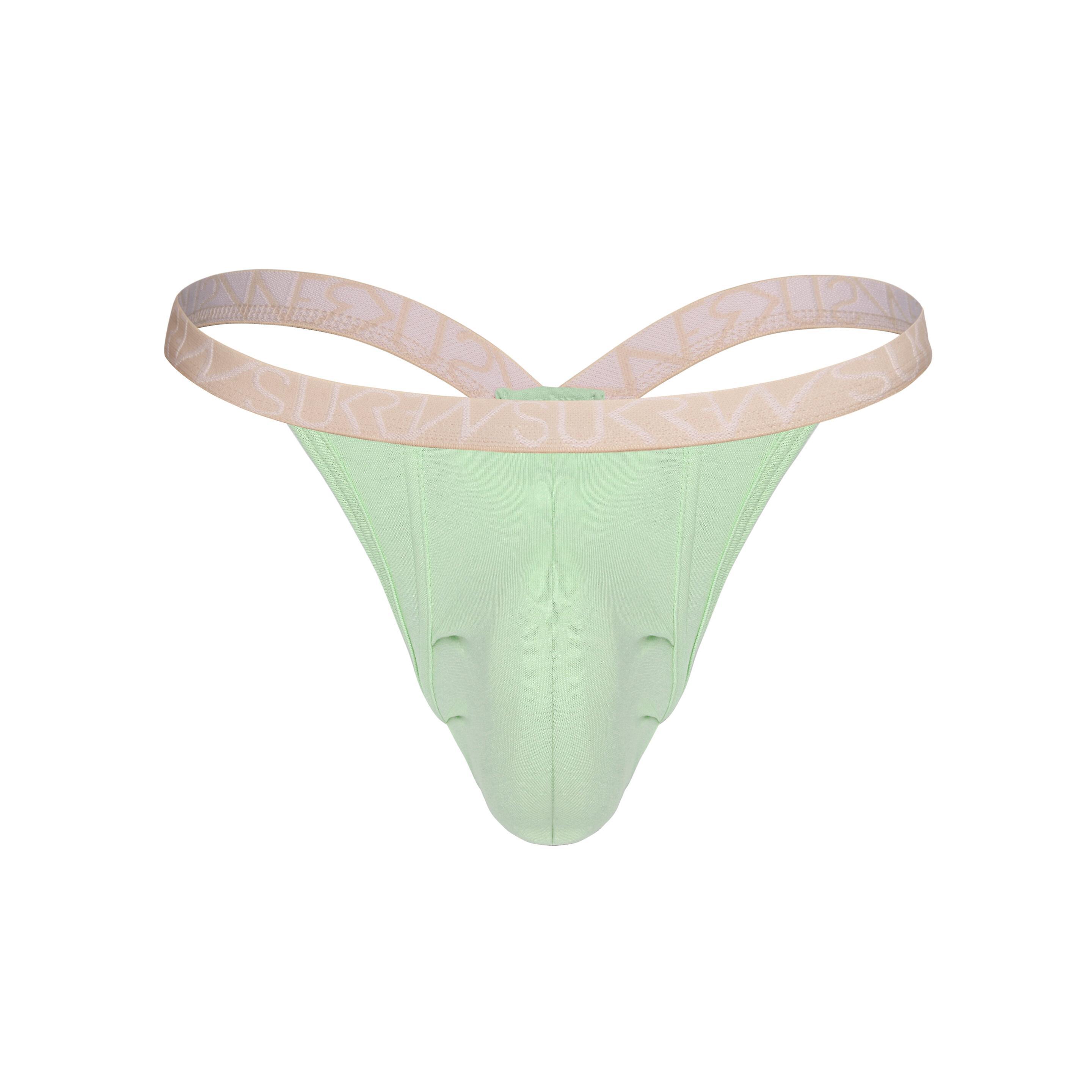 Sukrew Bubble Thong Apple Green Men's Underwear | Men's Thong XXL