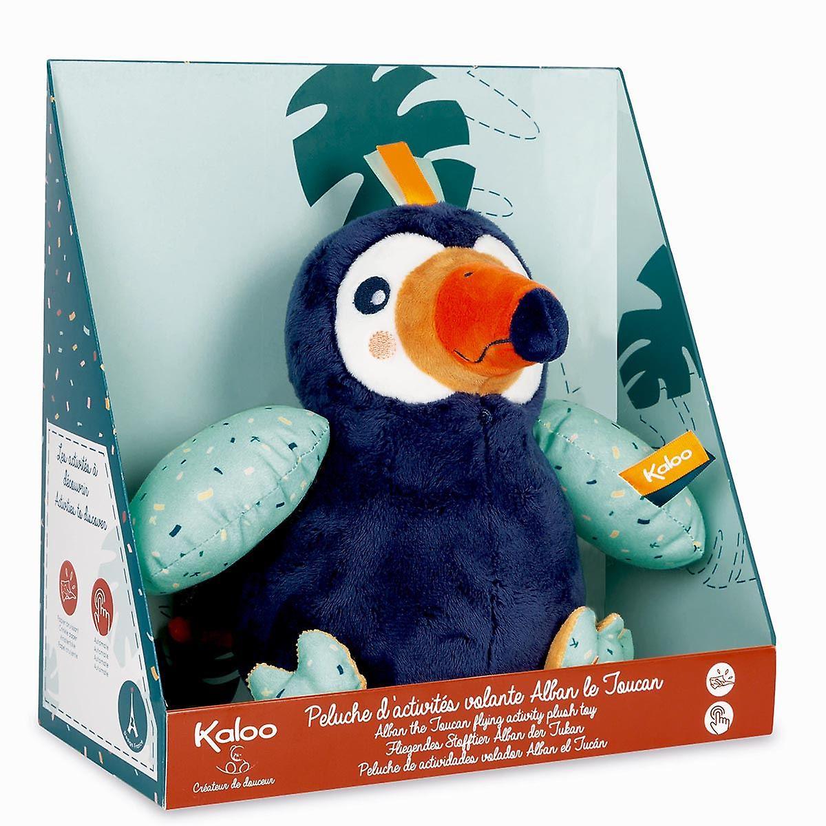 Kaloo Jungle Alban The Toucan Flying Plush Activit Toy