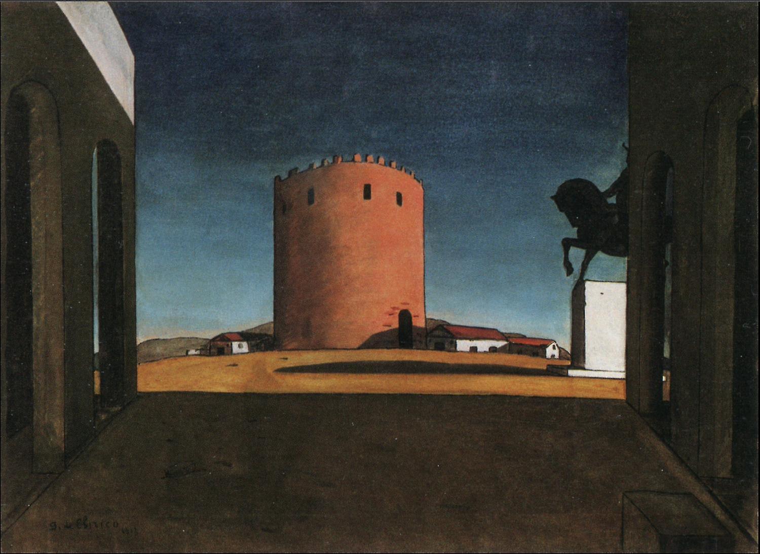 iEnjoy The Red Tower (1913), Giorgio de Chirico