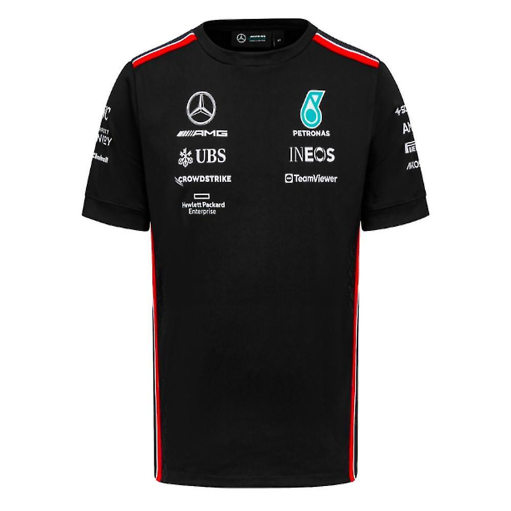 Puma 2023 Mercedes AMG Petronas Team Driver T-Shirt - Black Medium Adults