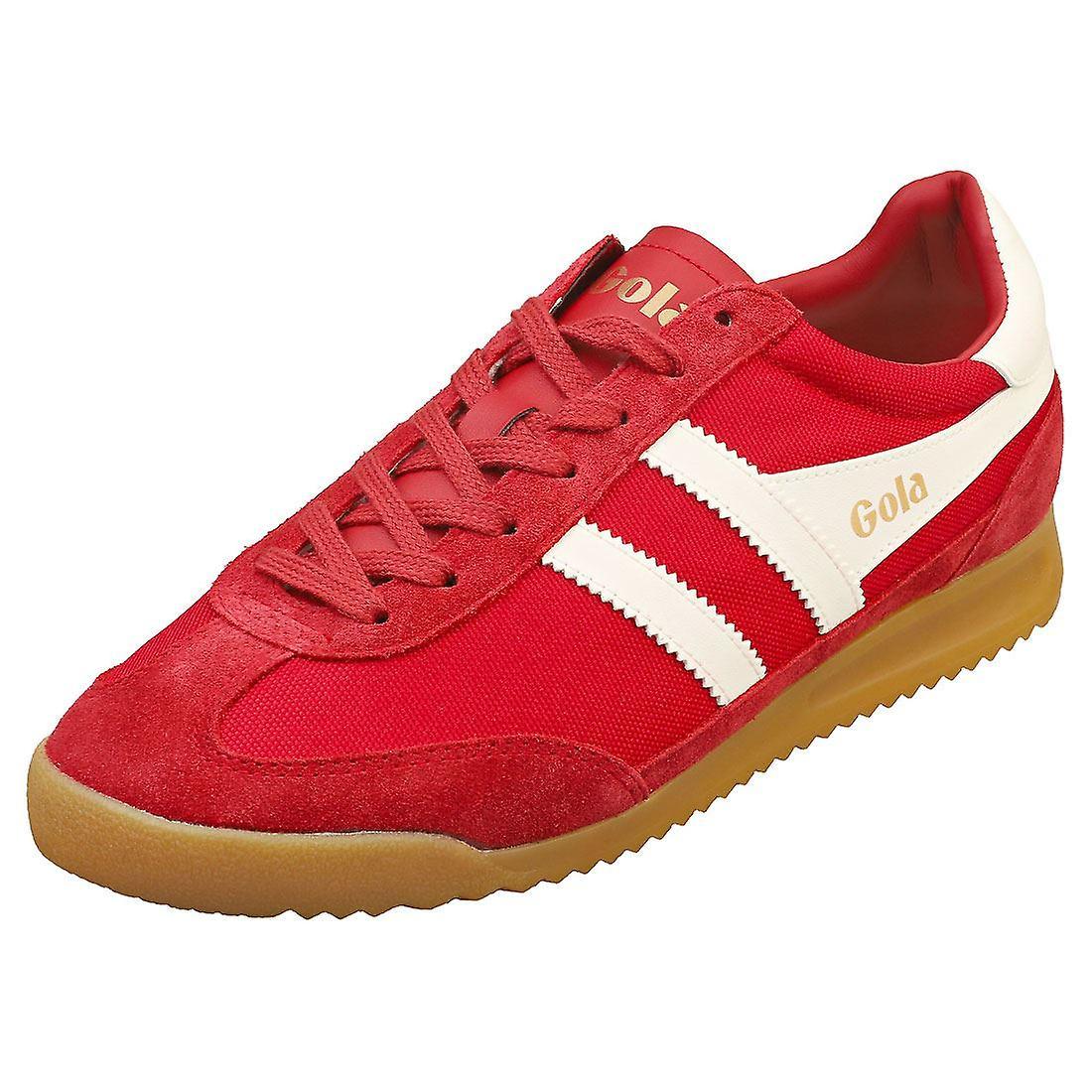 Gola Tornado Mens Fashion Trainers In Red Off White 42 EU