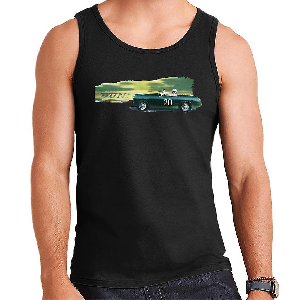 Austin Healey 20 Green British Motor Heritage Men's Vest Black XX-Large