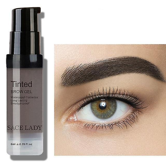 Slowmoose Waterproof And Long Lasting Eyebrow Gel 8 Dark Grey