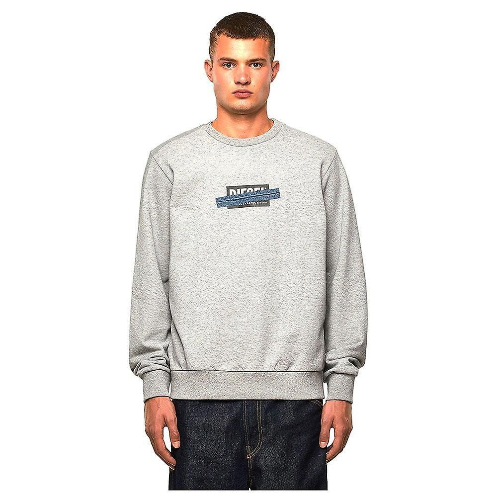 Men's Diesel S-girk N83 Cotton Grey Sweatshirt M