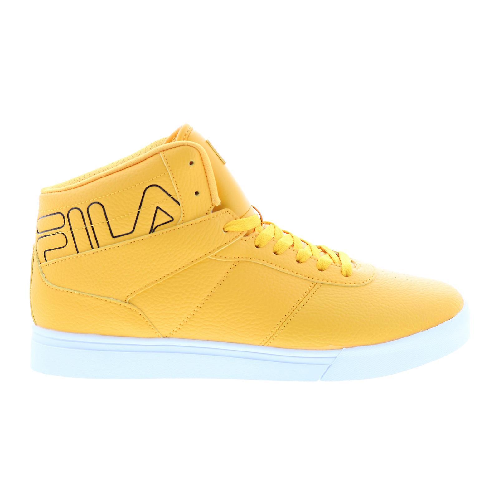 Fila Adult Mens Impress LL Outline Lifestyle Sneakers Yellow Black White US 10.5