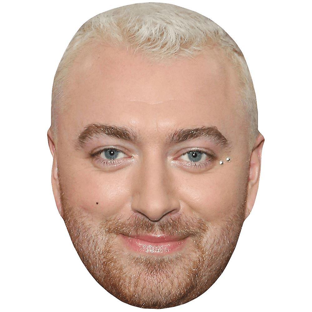 Celebrity Cutouts Sam Smith (Smile) Celebrity Mask, Flat Card Face