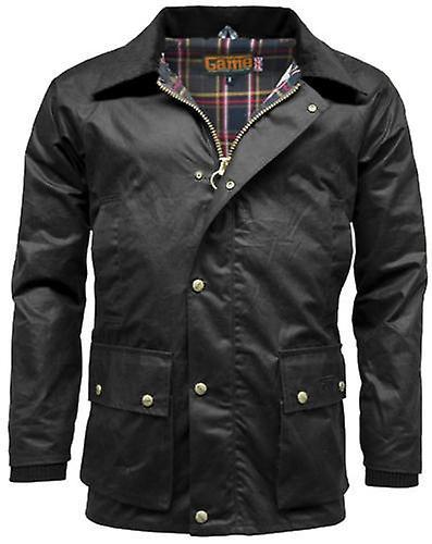 ek Wholesale Game barker antique wax jacket Black L