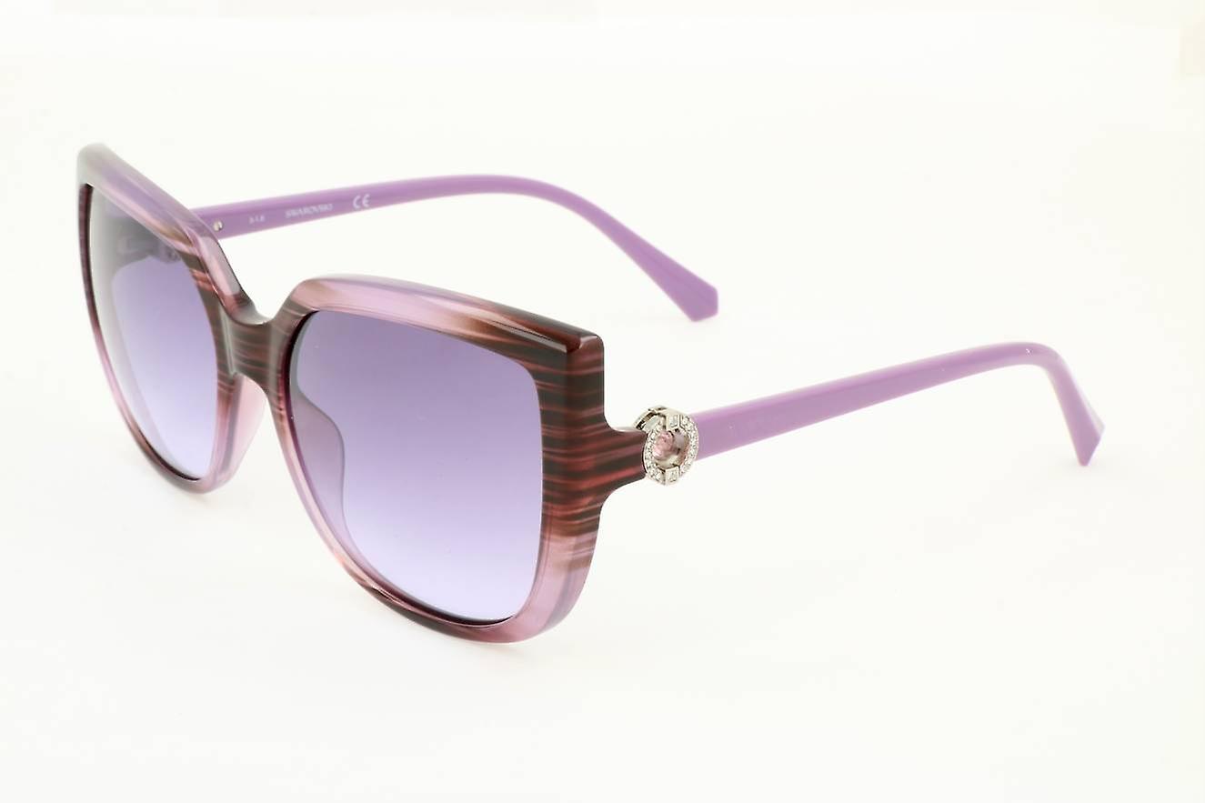 Sunglasses Swarovski SK0166 83Z VIOLET 56/17/140 WOMAN Purple 56 mm