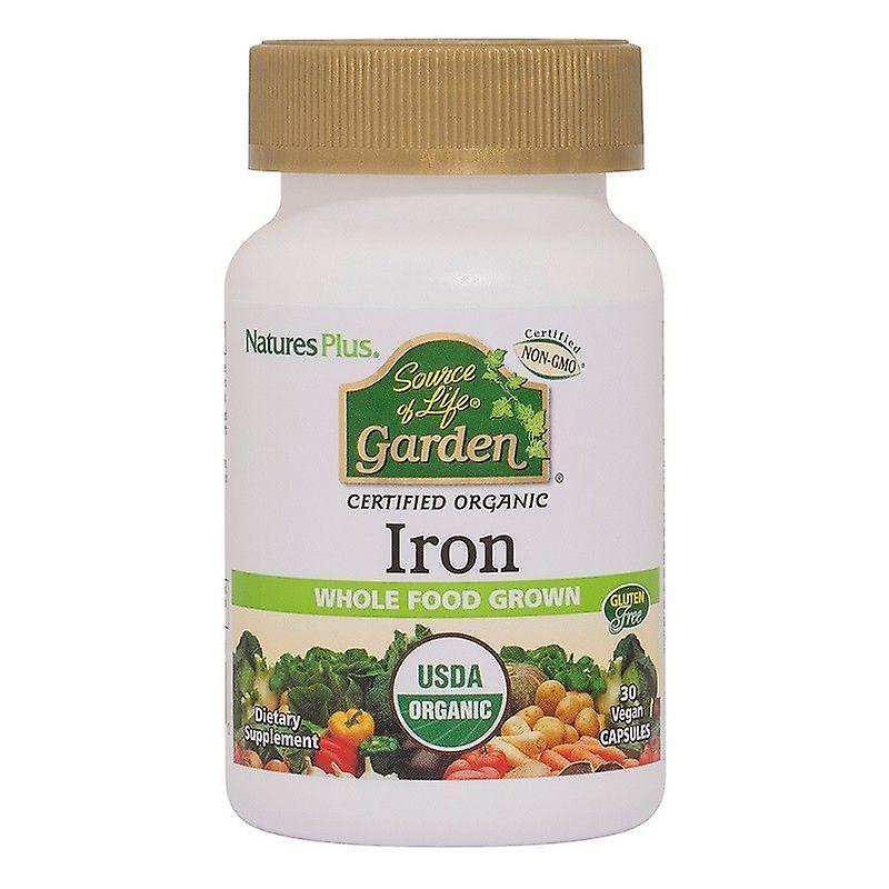 Nature's Plus Source Of Life Garden Iron 18mg Vcaps 30 (30736)