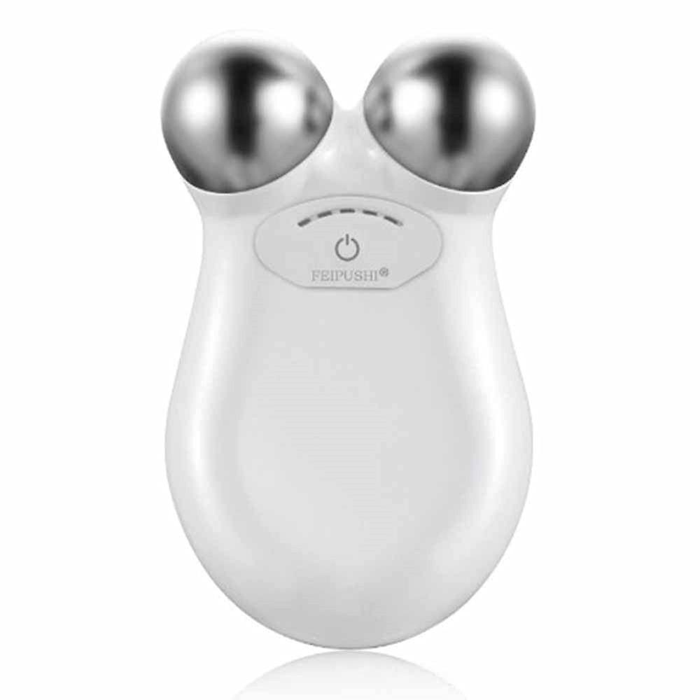 Eocici Usb Mini Beauty Massager Microcurrent Facial Device For Face Lift Skin Tightening And Rejuvenation Gifts White