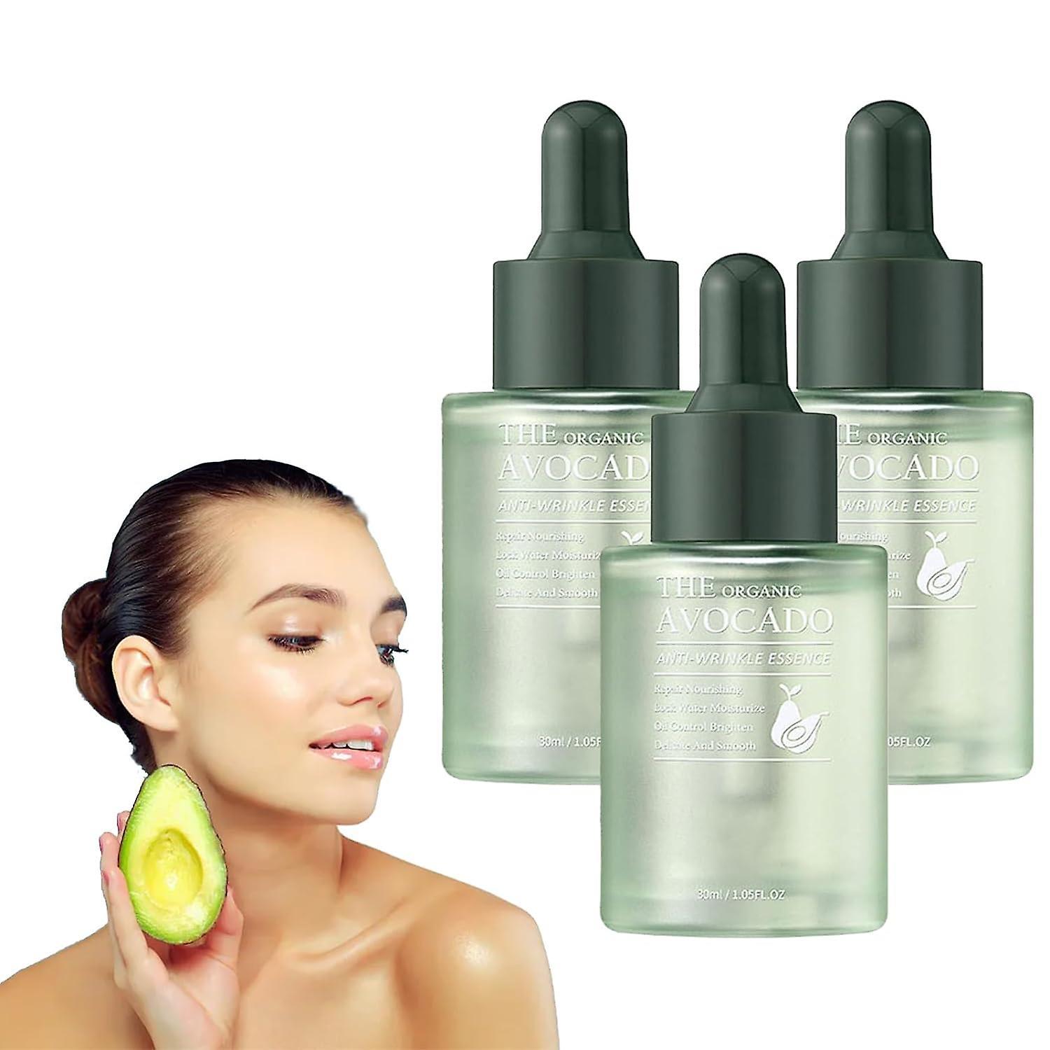 Frusde Organic Avocado Anti-wrinkle Serum, Organic Avocado Anti-Wrinkle Serum Hydrating and Moisturizing, Facial Serum Organic Avocado, Hydrating S...