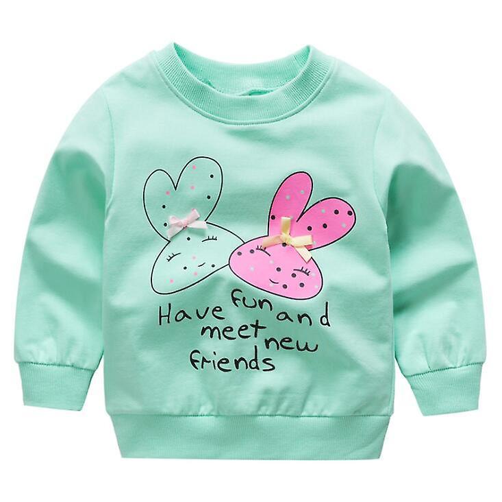 Slowmoose Baby Clothes Sweatshirts - Soft Cotton Top Cartoon Sweater, Spring Autumn 24M / Rabbit--green