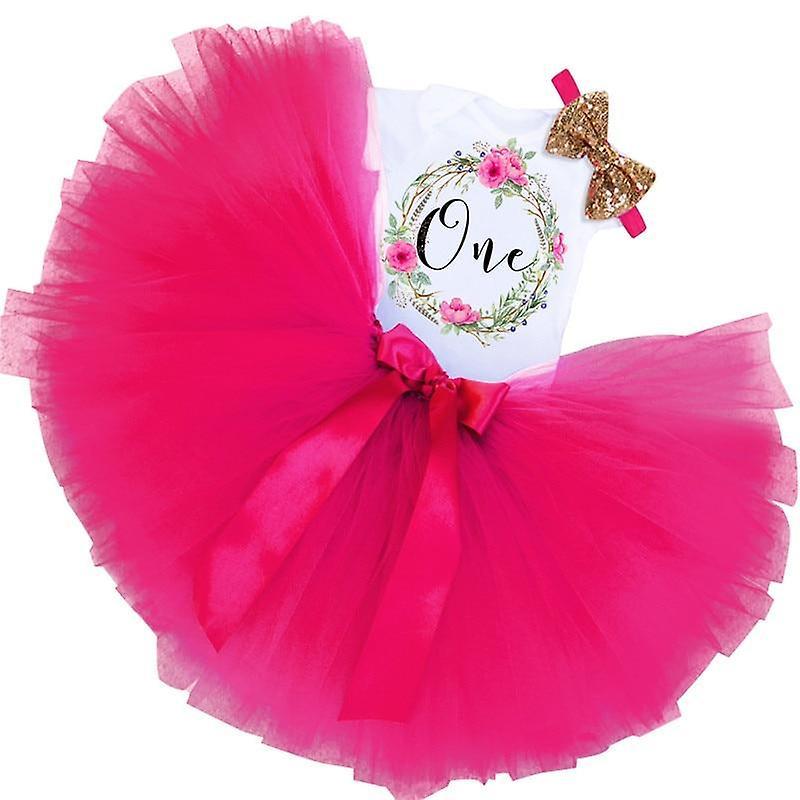 Slowmoose Baby Tutu Skirts Rose Red