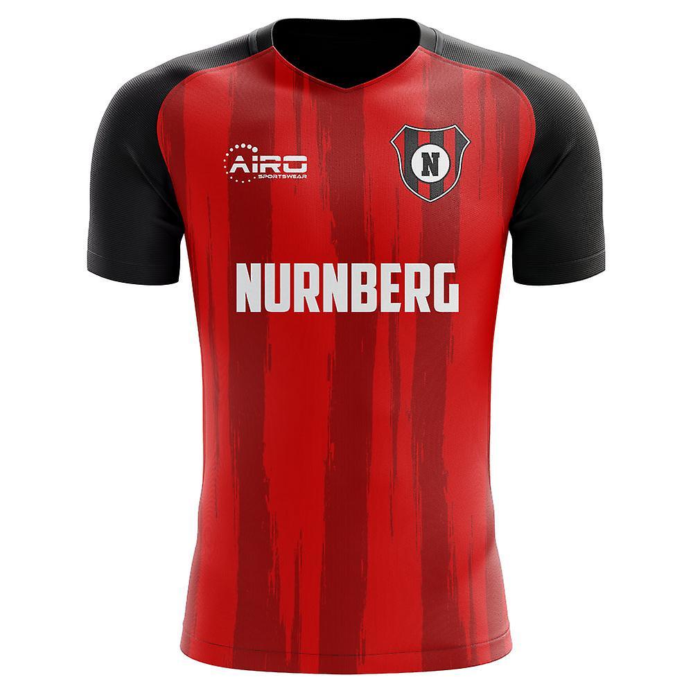 Airo Sportswear 2024-2025 Nurnberg Home Concept Football Shirt Red S