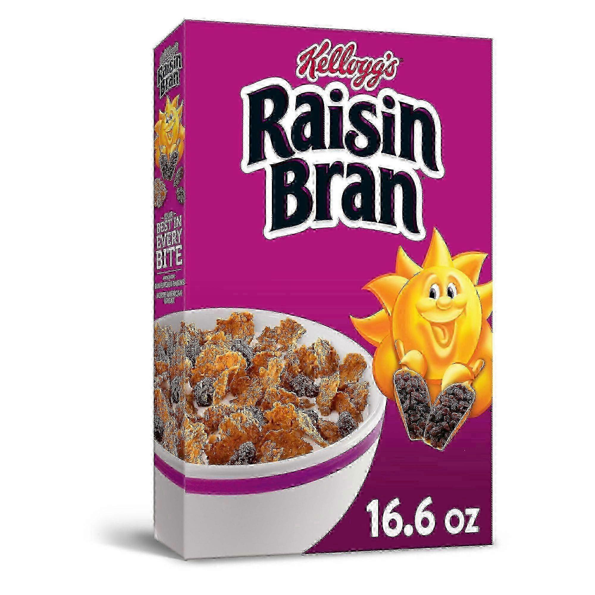 Kellogg's Raisin Bran Breakfast Cereal, 16.6 Oz