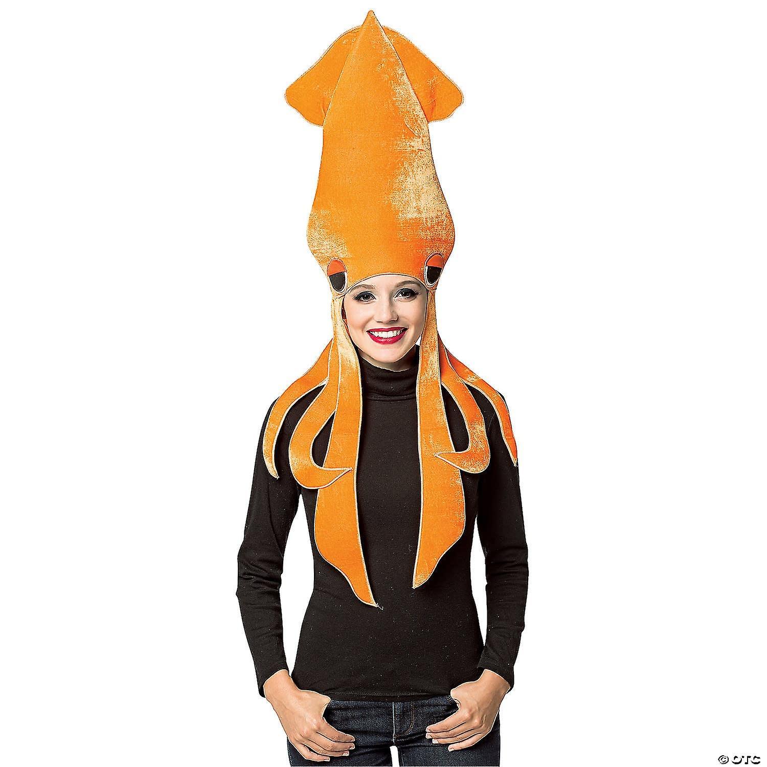 Lacey Wigs Adult Squid Headpiece orange