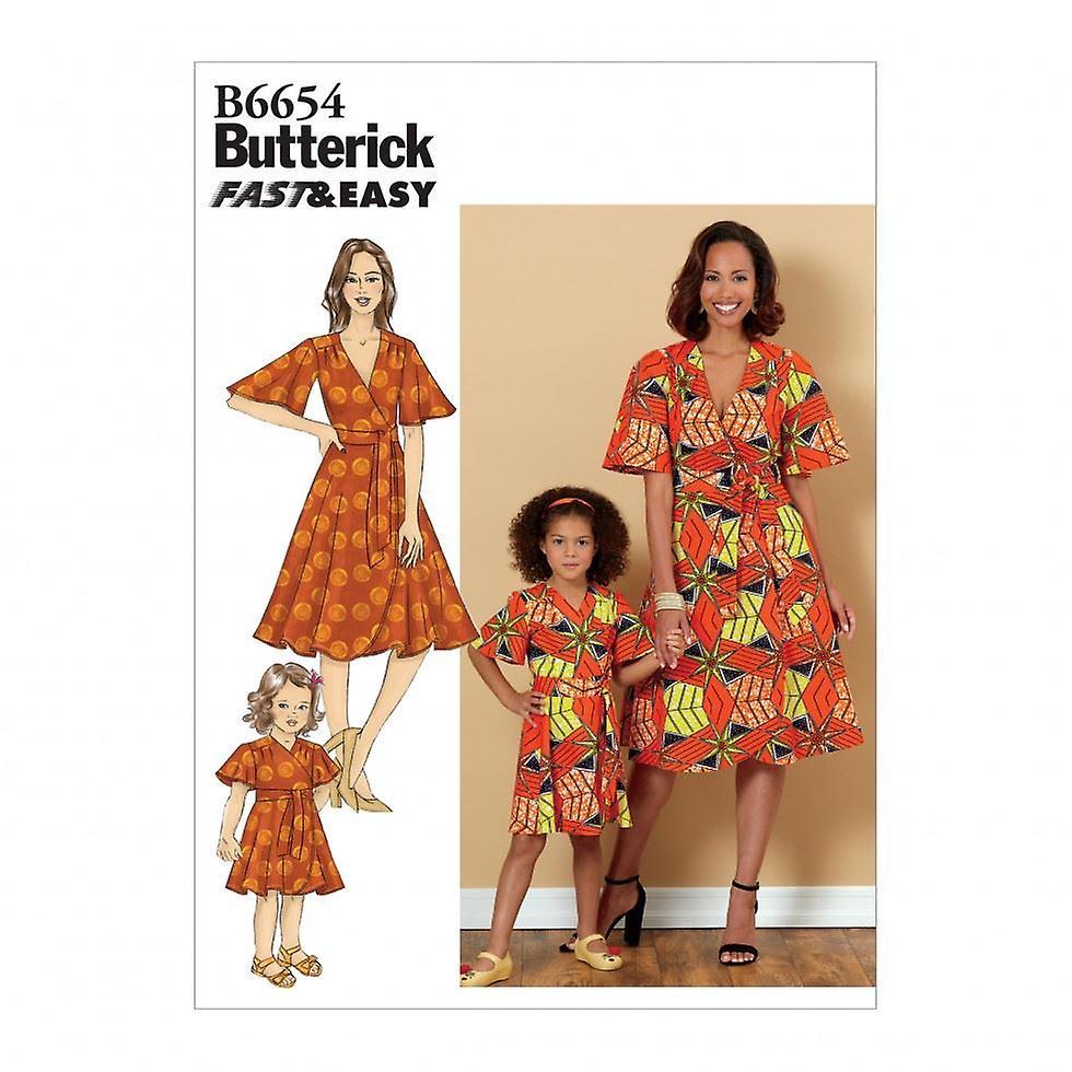 Butterick Paper Sewing Pattern 6654