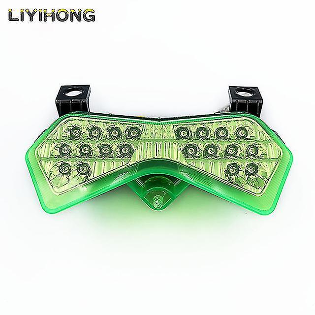 Lamps For Kawasaki Zx-6r Zx6r 2003 2004 Z750 2003-2006 Z1000 2003-2005 03 Motorcycle Led Rear Taillights Brake Tail Turn Signal Light Green 2