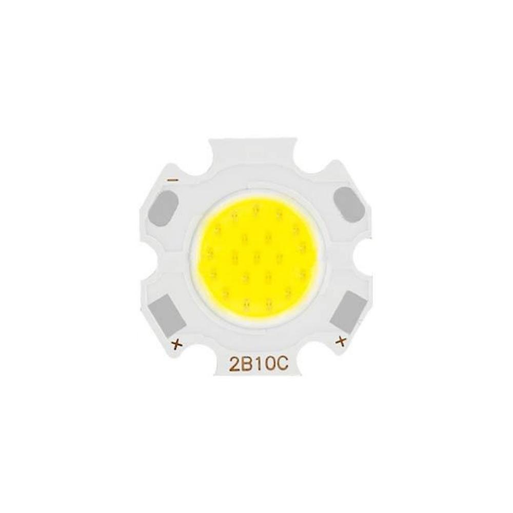 Slowmoose Led Cob Light-bulb, On Board 50ma Led Diodes High-power Led Light Lamp Warm White 5W 20mm 10pcs