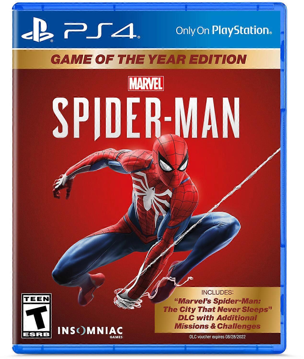 PS4 SPIDER-MAN: GAME OF THE YEAR EDITION Marvel's Spider-Man: Game of The Year Edition for PlayStation 4  [VIDEOGAMES] PS 4 USA import