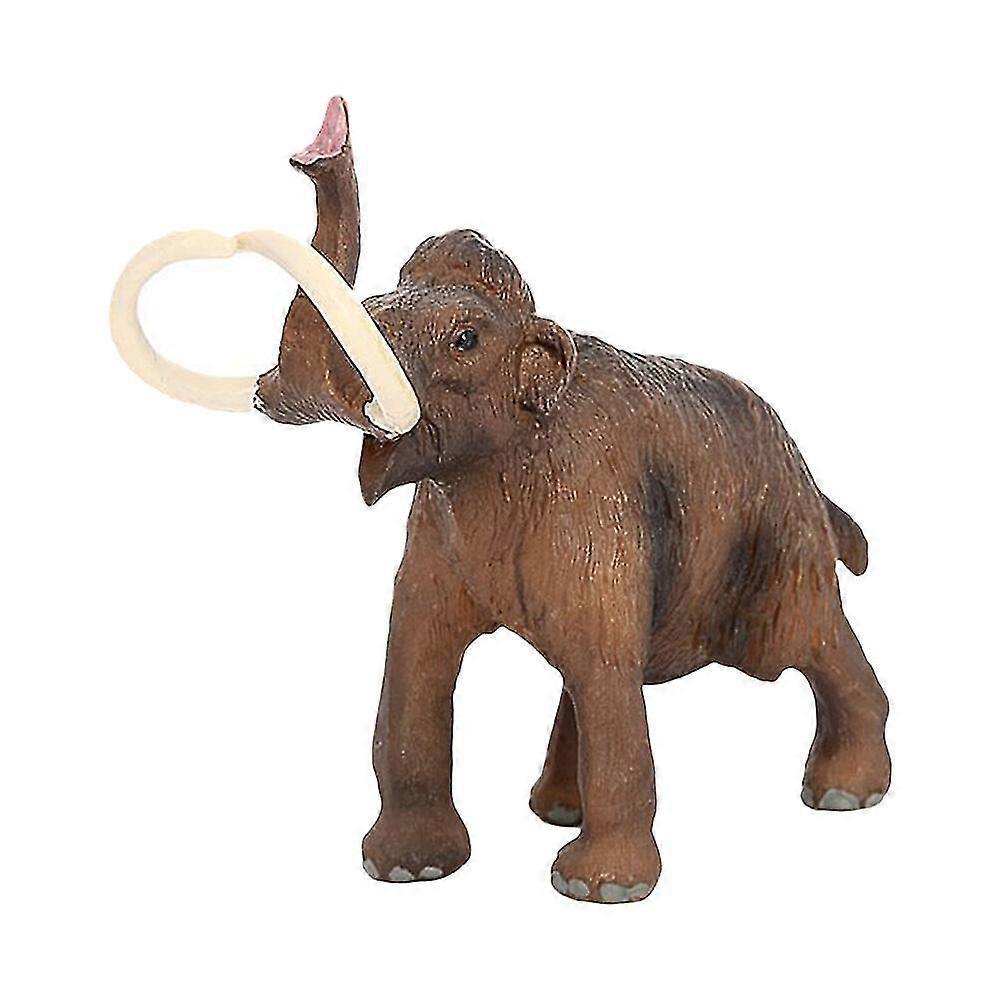 Simulation Animal Toy Woolly Mammoth Model Prehistoric Creature Plastic Model XiXi