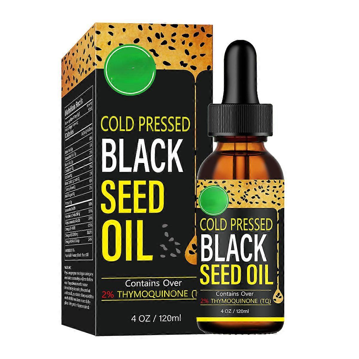 Unbrand Black Seed Oil,Cold Pressed Black Seed Oil,Black Seed Oil Liquid,Black Seed Oil Organic Cold Pressed Unrefined,Black Seed Oil for Face,Hair...