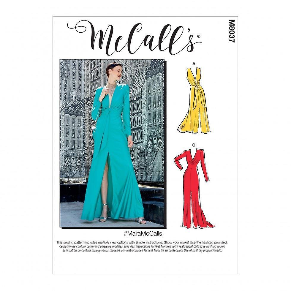 McCalls Sewing Pattern 8037 Women E5 (14-16-18-20-22)