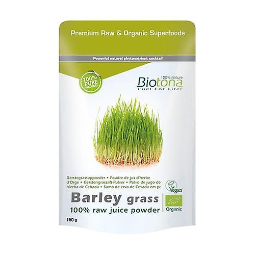 Biotona Barley Grass Raw Organic Barley 150 g