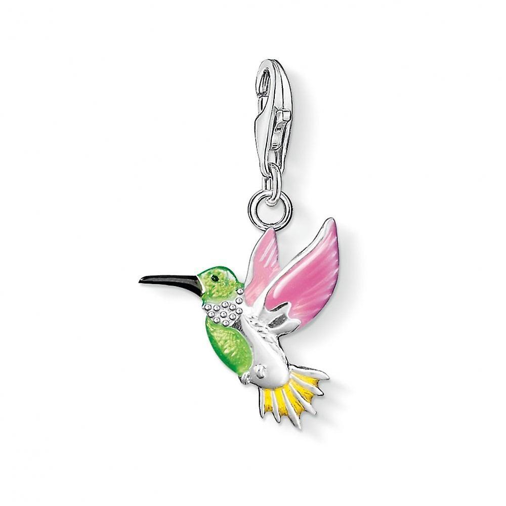 Women's Thomas Sabo Charm Club Silver Hummingbird Charm 0655-007-7