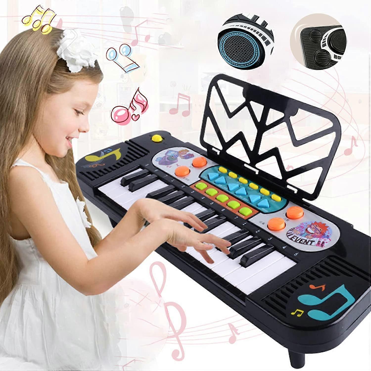 Morakot Keyboard Piano Toy - 25 Keys Piano Keyboard Multifunction Portable Electronic Digital Piano Music Instrument Toy Piano Keyboard for Girls a...